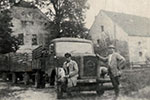 Viehtransport auf dem Weg von Hochkirch nach Dresden im Jahre 1943